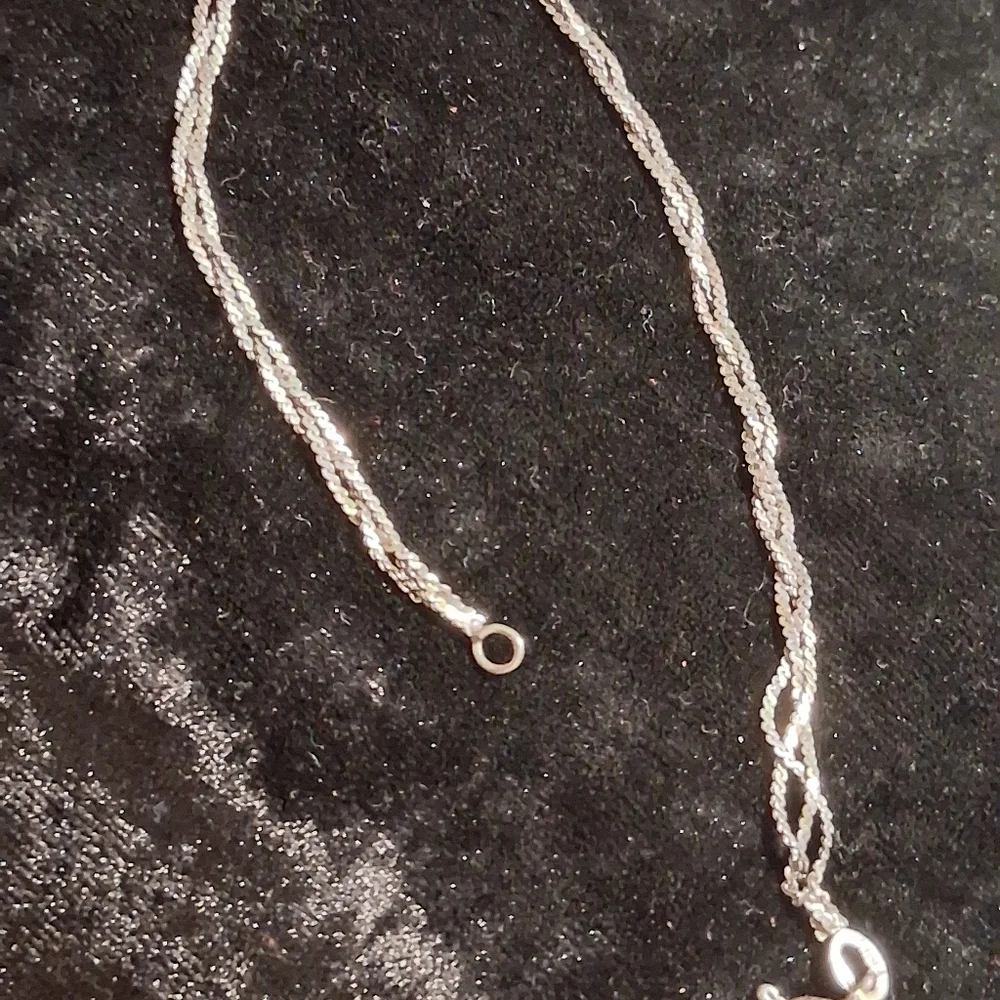 Vintage Sterling Silver 925 Braided Bracelet. 7in Long Extender Will Work